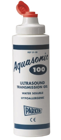 Fabrication Enterprises Ultrasound Gel Aquasonic® 100 250 gm./mL. (8.5 oz.) Dispenser