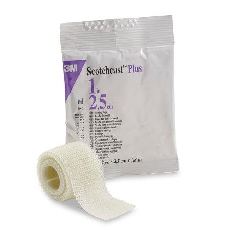 3M Ortho Cast Tape 3M™ Scotchcast™ Plus 1 Inch X 2 Yard Fiberglass White