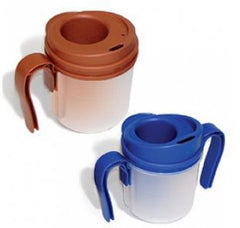 Fabrication Enterprises ADL Dysphagia Cup Provale™ Nosey Cup 8 oz. Translucent Plastic Reusable