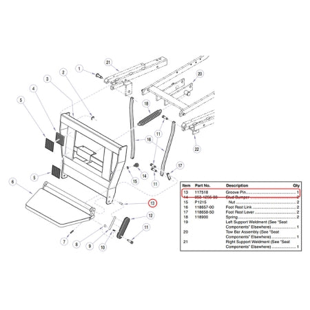 Midmark Groove Pin