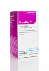 DermaRite Industries Unna Boot UnnaRite C™ 4 Inch X 10 Yard Calamine / Zinc Oxide