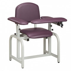 Clinton Industries Blood Drawing Chair Lab X Series Single Adjustable Flip Up Armrest Desert Tan
