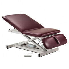 Clinton Industries Bariatric Treatment Table with Drop Section Extra Wide Power Height 550 lbs. Weight Capacity