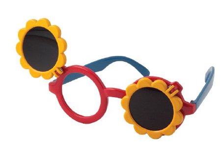 Good-Lite Kay Pictures Occluder Glasses Sunflower Style Pediatric Blue / Red / Yellow Vinyl