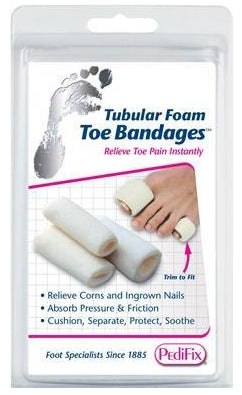 Pedifix Toe Bandage Tubular-Foam Toe Bandages™ Small Pull-On Toe