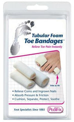 Pedifix Toe Bandage Tubular-Foam Toe Bandages™ Small Pull-On Toe