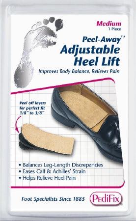 Pedifix Heel Lift Adjust-A-Heel Lift™ Large Without Closure Male 9 and Up / Female 11 and Up Left or Right Foot