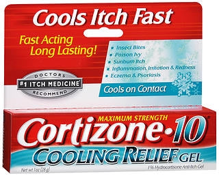 Chattem Itch Relief Cortisone 10® 1% Strength Gel 1 oz. Tube