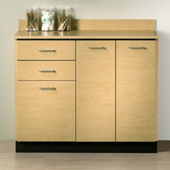Clinton Industries Base Cabinet Quick Care Floor Standing Laminate 2 Drawers 2 Shelves