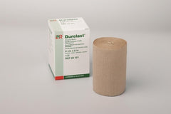 Lohmann & Rauscher Compression Bandage Durelast® 3-1/5 Inch X 5-1/2 Yard High Compression Clip Detached Closure Tan NonSterile