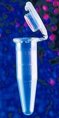 PANTek Technologies LLC Eppendorf Safe-Lock Eppendorf Quality™ Microcentrifuge Tube Conical Bottom Plain 10 X 38 mm 1.5 mL Without Color Coding Hinged Snap Cap Polypropylene Tube
