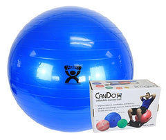 Fabrication Enterprises Inflatable Exercise Ball CanDo® Blue