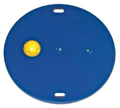 Fabrication Enterprises Wobble/Rocker Board CanDo® Circular 1 Inch 2 X 16 X 16 Inch Yellow