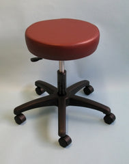 Brandt Industries Exam Stool Econobuoy Backless Pneumatic Height Adjustment 5 Casters Black