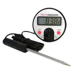 PANTek Technologies LLC Digital Thermometer Fahrenheit / Celsius -58° to +572°F (-50° to +300°C) 5-1/4 Inch Probe Pocket Clip Battery Operated