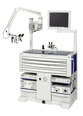 BR Surgical ENT Treatment Cabinet Optimus Metal / Aluminum / Safety Laminated Glass 6 Drawers
