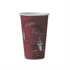 Solo Cup Drinking Cup Solo® 16 oz. Bistro™ Print Paper Disposable