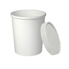 Solo Cup Food Container Flexstyle® White Single Use Paper 3-1/6 X 4-1/6 X 5-1/3 Inch