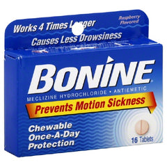 Emerson Healthcare Nausea Relief Bonine® 25 mg Strength Chewable Tablet 8 per Box