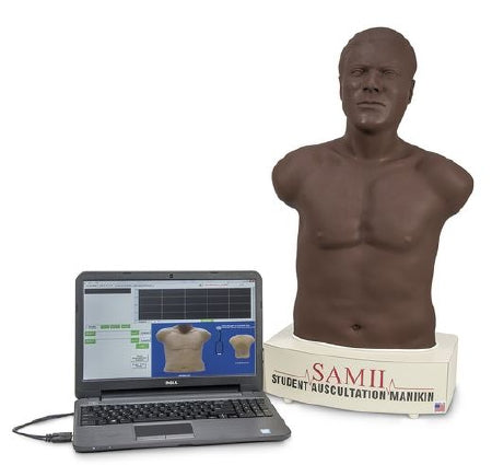 Nasco The Student Auscultation Manikin Dark Sam II Male