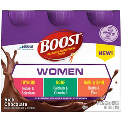 Nestle Healthcare Nutrition Oral Supplement Boost® Women Rich Chocolate Flavor Ready to Use 8 oz. Bottle
