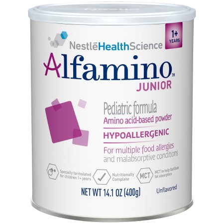 Nestle Healthcare Nutrition Amino Acid Based Pediatric Formula Alfamino Junior™ Unflavored 14.1 oz. Can Powder
