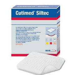 BSN Medical Silicone Foam Dressing Cutimed® Siltec® 2 X 2-1/2 Inch Square Silicone Adhesive without Border Sterile