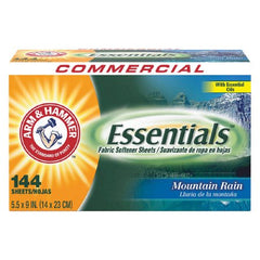RJ Schinner Co Fabric Softener Arm & Hammer® Essentials® 144 Count Box Sheet Mountain Fresh Scent - M-985187-1022 - Case of 864