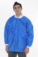 Valumax International Lab Jacket ValuMax® Extra-Safe™ Royal Blue X-Large Hip Length Limited Reuse