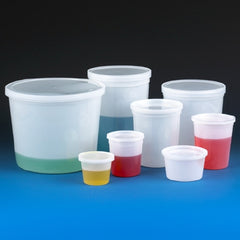 Globe Scientific Lab Storage Container Multi-Purpose HDPE / LDPE Closure 120 mL (4 oz.)