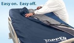 Span America Bed Mattress System The Topper Pressure Redistribution Type 84 X 48 Inch - M-985526-3853 - Each