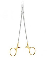 V. Mueller Needle Holder Vital™ 8 Inch Length 3,600 Teeth Per Square Inch Straight Tips Finger Ring Handle - M-986471-3375 - Each