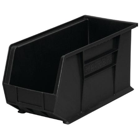 Akro-Mils Storage Bin AkroBins® Black Industrial Grade Polymers 8-1/4 X 9 X 18 Inch - M-987209-3704 - CT/6