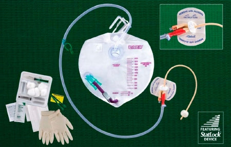 Bard Indwelling Catheter Tray Advance Bardex® I.C. Foley / Coude Tip 16 Fr.