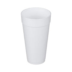 RJ Schinner Co Drinking Cup Dart® 24 oz. White Styrofoam Disposable