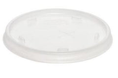 RJ Schinner Co Lid Dart® Plastic, Translucent, Straw Slotted