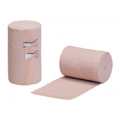 DJO Elastic Bandage 3 Inch X 4-1/2 Yard Standard Compression Clip Detached Closure Tan NonSterile