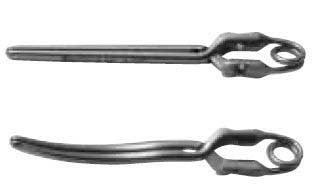Aesculap Atraumatic Endo Vessel Clip Aesculap® Debakey 25 mm Jaw Length Stainless Steel - M-988599-2464 - Each