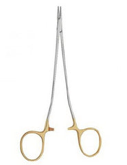 V. Mueller Microvascular Needle Holder Vital™ 8 Inch Length Straight Smooth Teeth Indented Finger Ring Handle - M-988993-4016 - Each