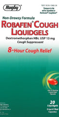 Major Pharmaceuticals Cold and Cough Relief Robafen 15 mg Strength Gelcap 20 per Box