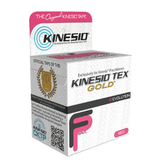 Kinesiology Tape Kinesio® Tex Gold FP Water Resistant Cotton 2 Inch X 5-1/2 Yard Red NonSterile