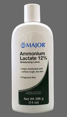 Major Pharmaceuticals Hand and Body Moisturizer Major Ammonium Lactate 14 oz. Bottle Unscented Lotion