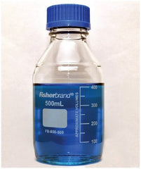 Fisher Scientific Media Bottle Fisherbrand™ Borosilicate Glass 500 mL (16 oz.)