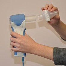SDI Diagnostics Spirometer Filter PulmoGuard IQ™ Transparent, Plastic For MidMark IQ™ Spirometers