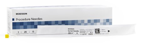 Spinal Needle McKesson Quincke Style 20 Gauge 6 Inch - M-992546-4599 - Case of 100