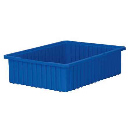 Akro-Mils Storage Container Akro-Grids Blue Industrial Grade Polymers 6 X 17-3/8 X 22-3/8 Inch - M-993052-3638 - Pack of 4