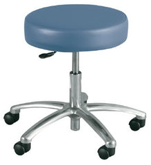 Winco Task Stool 4400 Series Backless Gas Lift, Fingertip Adjustment Gray