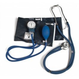 Graham-Field Aneroid Sphygmomanometer Combo Kit For Nurses and Students Size Large Nylon Cuff 22 Inch Stethoscope Tube Sprague Rappaport Stethoscope