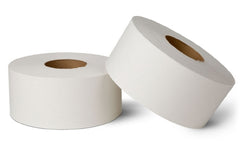 RJ Schinner Co Toilet Tissue Spring Grove™ White 2-Ply Jumbo Size Cored Roll Continuous Sheet 3-3/10 Inch X 750 Foot - M-993969-3296 - Case of 12