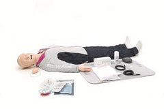 Laerdal Medical Resusci Anne QCPR AED Manikin with Airway Head Resusci Anne Adult